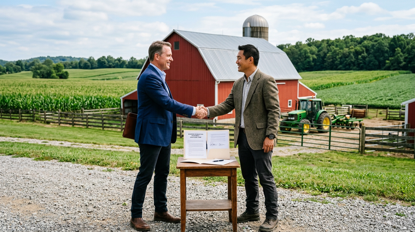 Business acquisition for farmers