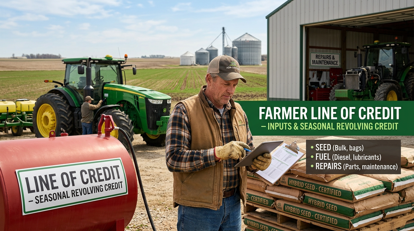 Line of credit for farm inputs