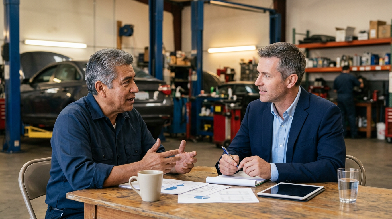 Industry-specific auto repair lending