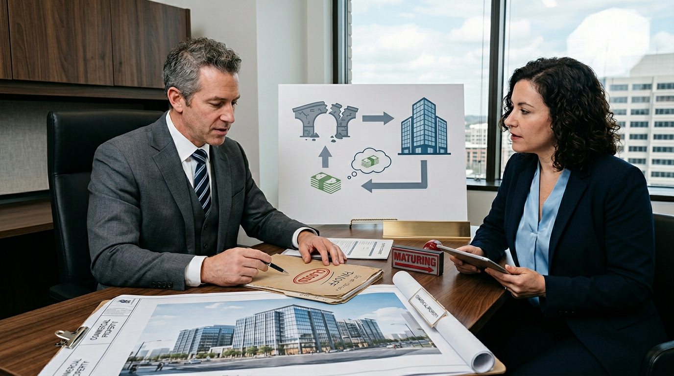 Bridge loans for maturing debt refinance