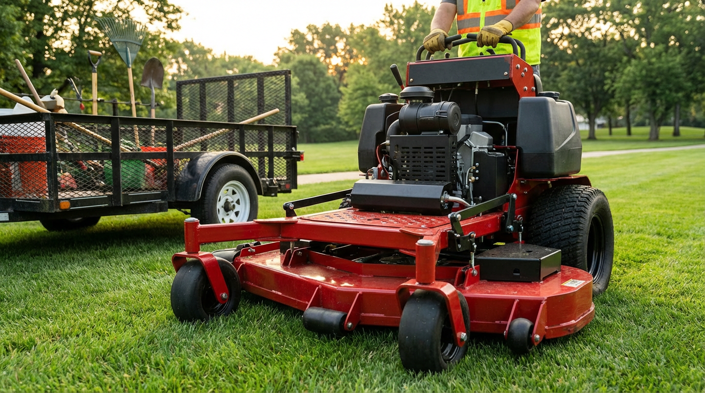 Commercial mower for financing