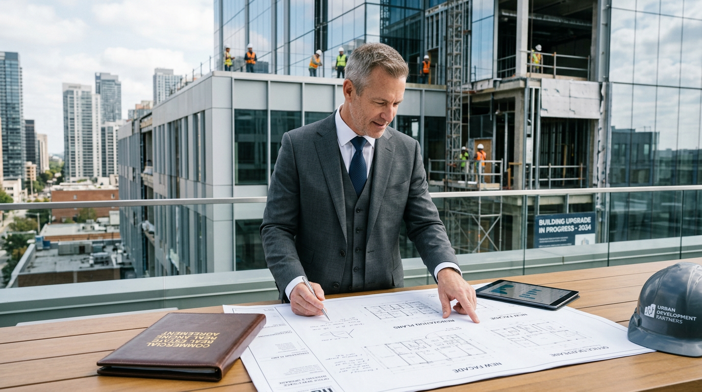 Commercial property refinance and improvement