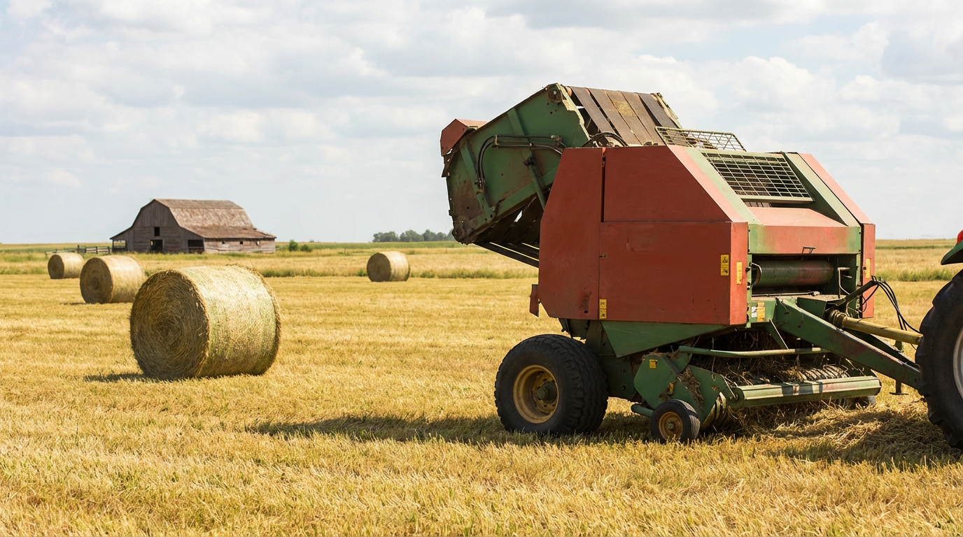 Hay baler for financing