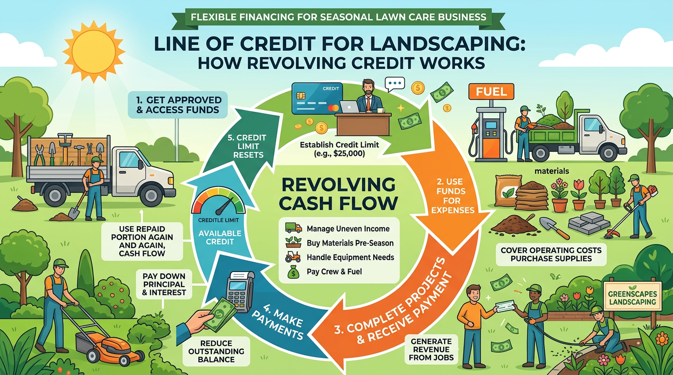 Line of credit for materials and fuel