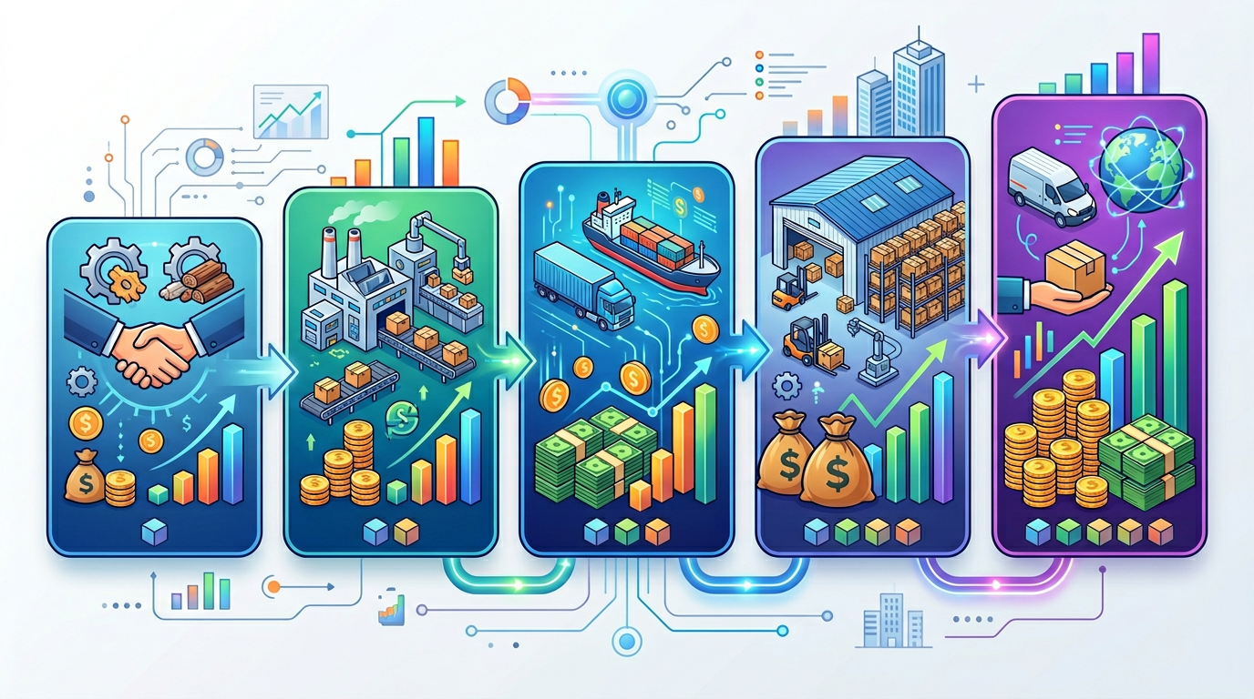 Logistics financing amounts by use