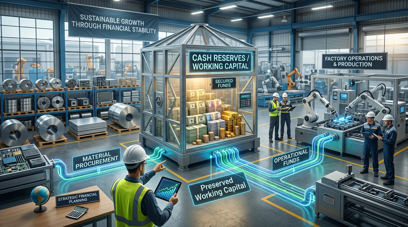 Preserve cash flow with manufacturing financing