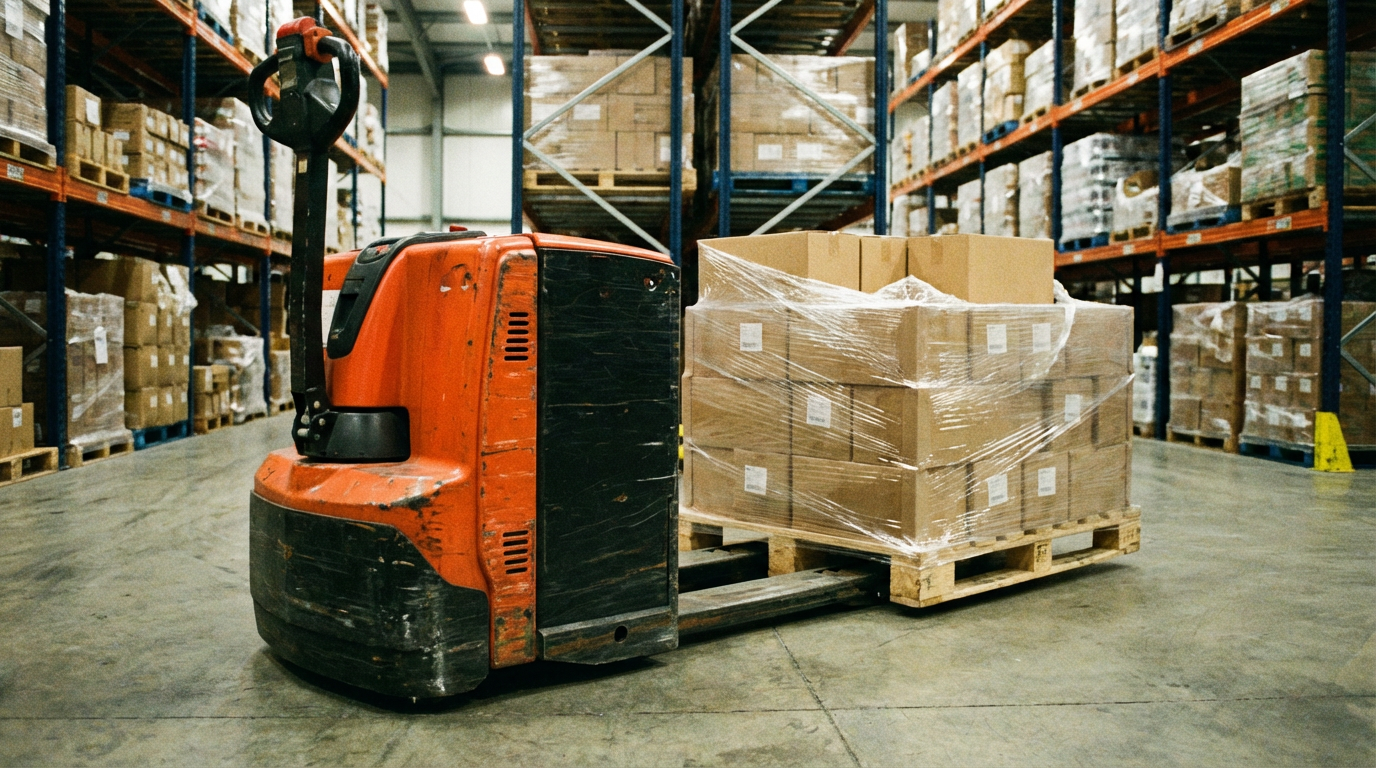 Pallet jack for material handling