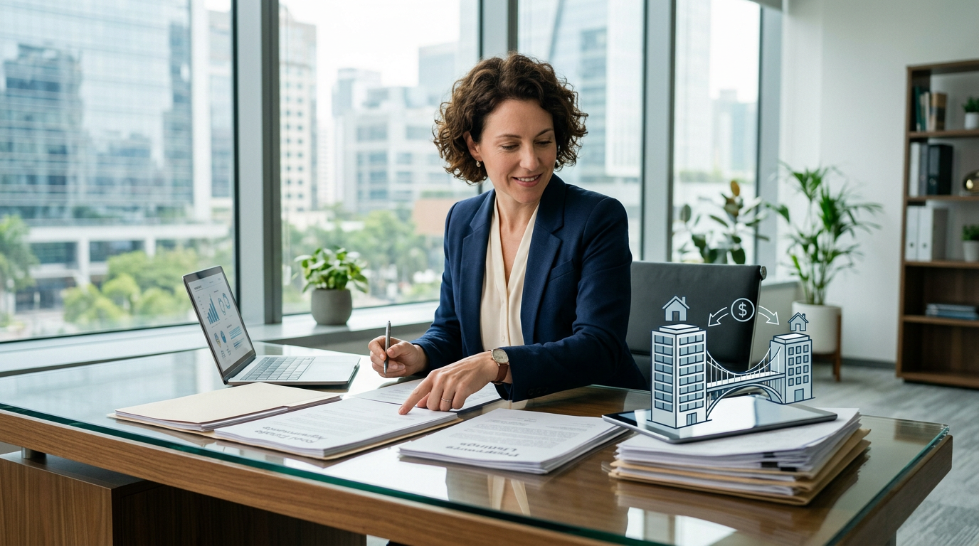 Bridge financing for real estate or business