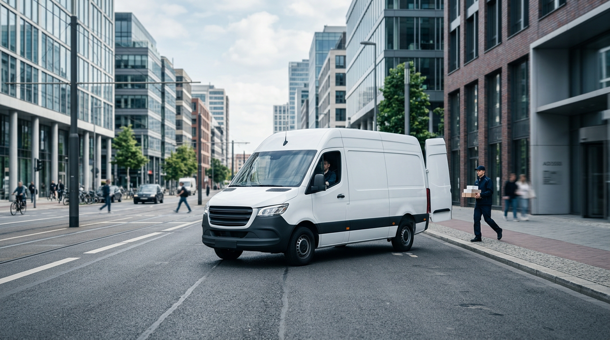 High-roof commercial van fleet for equipment leasing